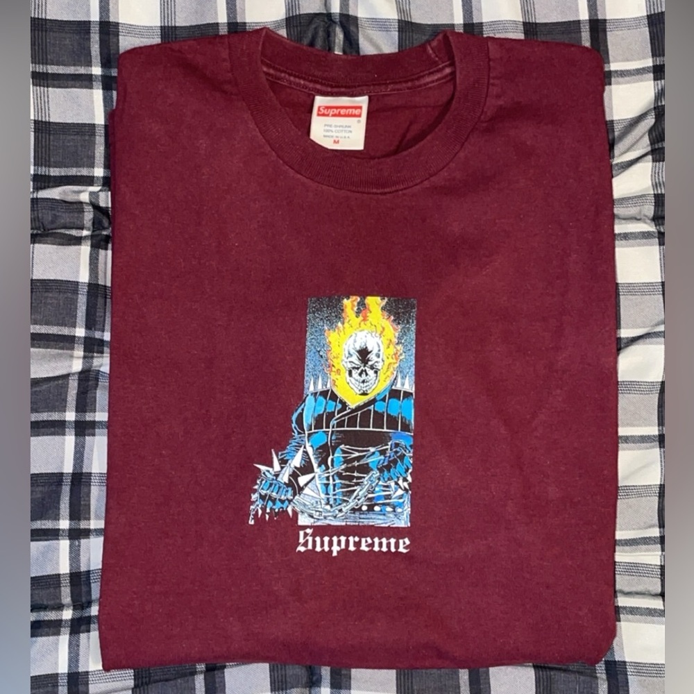 Supreme Ghost Rider Short Sleeved Tee Size Medium SS19